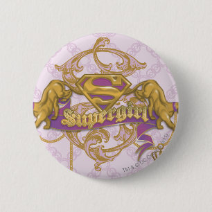 Supergirl Golden Cat 3 Button