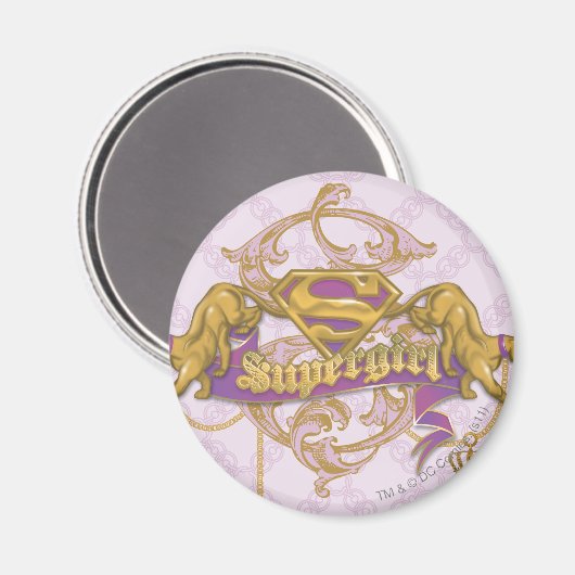 Supergirl Golden Cat 3 Magnet (Vorderseite/Rückseite)