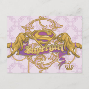 Supergirl Golden Cat 3 Postkarte