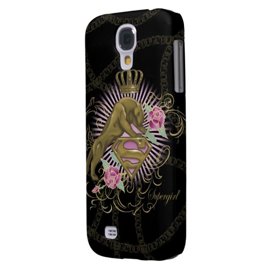 Supergirl Golden Cat 4 Case-Mate Samsung Galaxy Hülle (Rückseite Links)