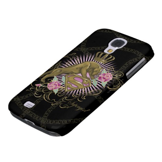 Supergirl Golden Cat 4 Case-Mate Samsung Galaxy Hülle (unten)