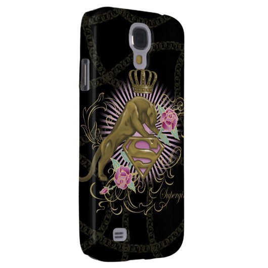 Supergirl Golden Cat 4 Case-Mate Samsung Galaxy Hülle (Rückseite/rechts)