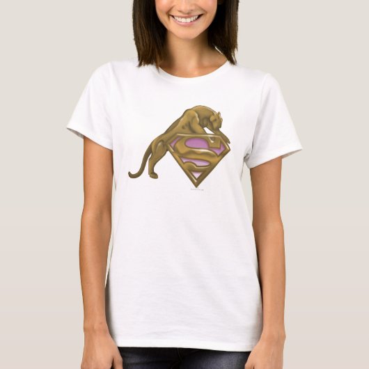 Supergirl Golden Cat T-Shirt (Vorderseite)