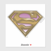 Supergirl Golden Logo Aufkleber (Blatt)