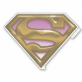 Supergirl Golden Logo Aufkleber (Vorderseite)
