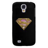 Supergirl Golden Logo Case-Mate Samsung Galaxy Hülle (Rückseite)