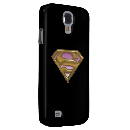 Supergirl Golden Logo Case-Mate Samsung Galaxy Hülle (Rückseite/rechts)