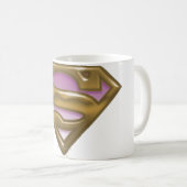 Supergirl Golden Logo Kaffeetasse (VorderseiteRechts)