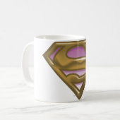 Supergirl Golden Logo Kaffeetasse (Vorderseite Links)