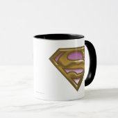 Supergirl Golden Logo Tasse (VorderseiteRechts)