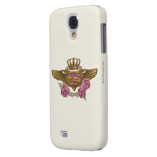 Supergirl Golden Wings Case-Mate Samsung Galaxy Hülle (Rückseite Links)