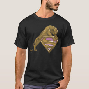 Supergirl goldene Katze T-Shirt