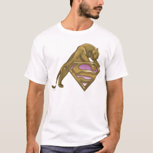 Supergirl goldene Katze T-Shirt