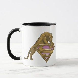 Supergirl goldene Katze Tasse