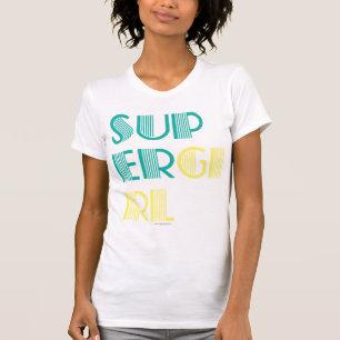 Supergirl Green and Yellow T-Shirt
