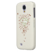 Supergirl Green Floral Logo Case-Mate Samsung Galaxy Hülle (Rückseite Links)