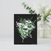 Supergirl Green Spills Postkarte (Stehend Vorderseite)