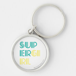 Supergirl Green und Yellow Schlüsselanhänger