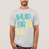 Supergirl Green und Yellow T-Shirt (Vorderseite)