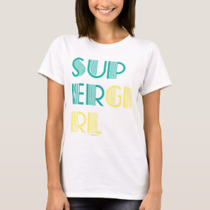 Supergirl Green und Yellow T-Shirt