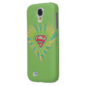 Supergirl Groovy Logo 2 Case-Mate Samsung Galaxy Hülle (Rückseite Links)