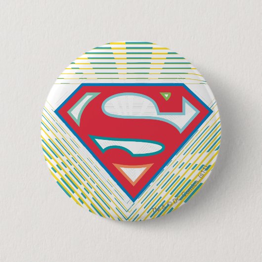Supergirl Groovy Logo Button (Vorderseite)