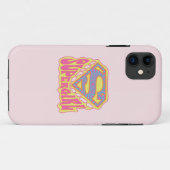 Supergirl Groovy Logo Case-Mate iPhone Hülle (Rückseite (Horizontal))