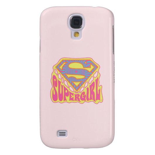 Supergirl Groovy Logo Case-Mate Samsung Galaxy Hülle (Rückseite)