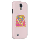 Supergirl Groovy Logo Case-Mate Samsung Galaxy Hülle (Rückseite/rechts)