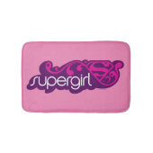 Supergirl Groovy Name und S-Shield Badematte (Vorderseite)
