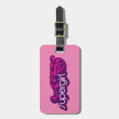 Supergirl Groovy Name und S-Shield Gepäckanhänger (Vorderseite vertikal)