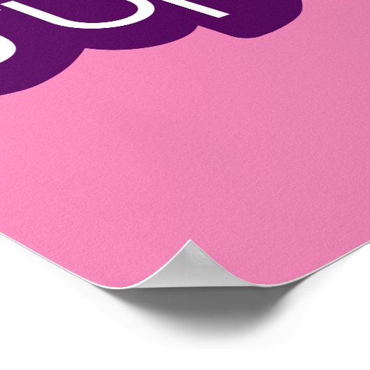 Supergirl Groovy Name und S-Shield Poster (Ecke)