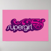 Supergirl Groovy Name und S-Shield Poster (Vorne)