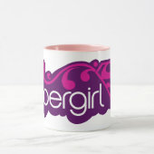 Supergirl Groovy Name und S-Shield Tasse (Zentrum)