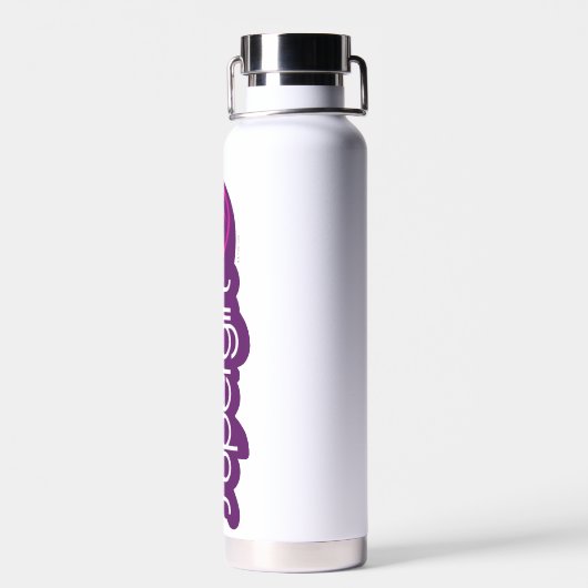 Supergirl Groovy Name und S-Shield Trinkflasche (Rückseite)