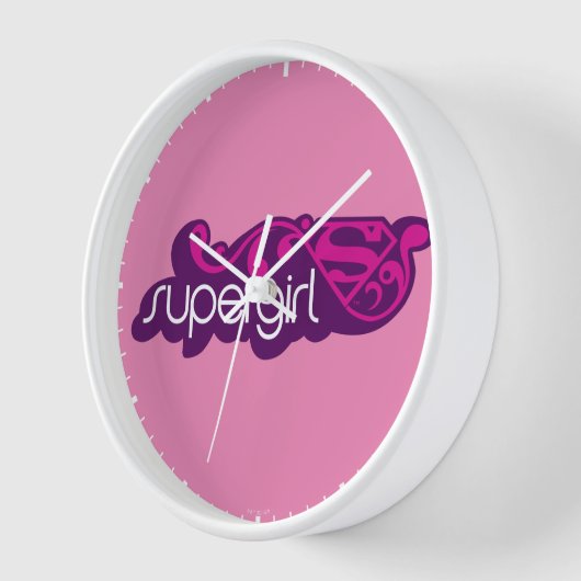 Supergirl Groovy Name und S-Shield Uhr (Winkel)