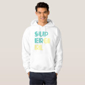 Supergirl Grün und Gelb Hoodie (Vorne ganz)