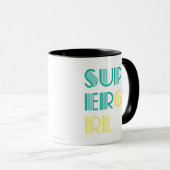 Supergirl Grün und Gelb Tasse (VorderseiteRechts)