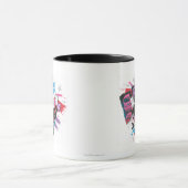 Supergirl Grunge Design Tasse (Zentrum)