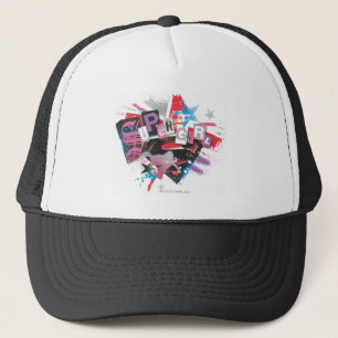 Supergirl Grunge Design Truckerkappe