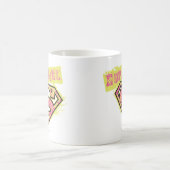 Supergirl Grunge Logo Pink Kaffeetasse (Mittel)