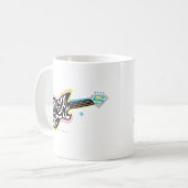 Supergirl Guitar Kaffeetasse (Vorderseite Links)
