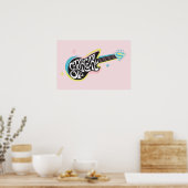 Supergirl Guitar Poster (Küche)
