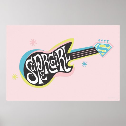 Supergirl Guitar Poster (Vorne)