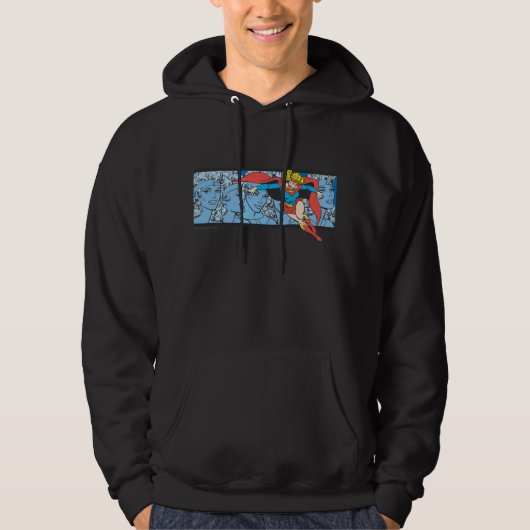 Supergirl Head Shots Hoodie (Vorderseite)