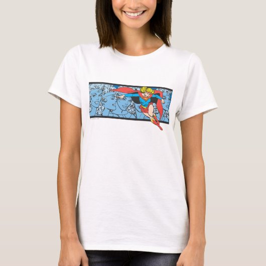 Supergirl Head Shots T-Shirt (Vorderseite)