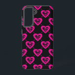 Supergirl Hearts Diagonal Pattern Samsung Galaxy Hülle<br><div class="desc">Karo aus diesem lustigen Diagonalherzen-Muster mit dem Supergirl-Logo!</div>