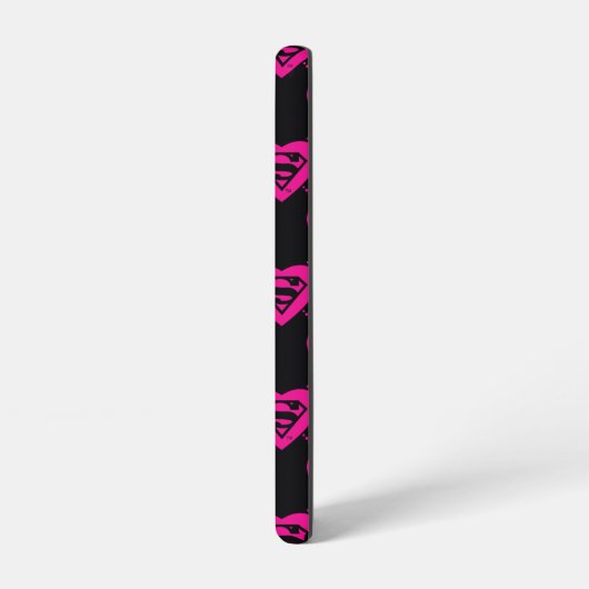 Supergirl Hearts Diagonal Pattern Samsung Galaxy Hülle (Linke Seite)