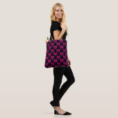 Supergirl Hearts Diagonal Pattern Tasche (Am Model)