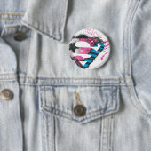 Supergirl Hearts Logo Button (Beispiel)